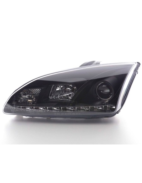 Daylight faro LED DRL look Ford Focus 4/5 porte. 05-08 nero