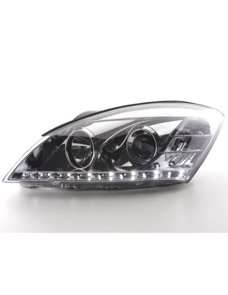 Set di fari Daylight LED DRL look Kia cee'd 5 porte. Tipo ED 06-09 cromato
