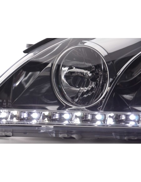 Set di fari Daylight LED DRL look Kia cee'd 5 porte. Tipo ED 06-09 cromato