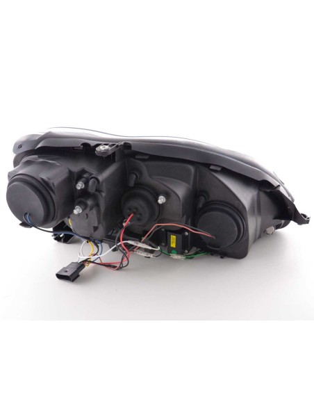 Faro Daylight LED DRL look Mercedes Classe S tipo W220 98-05 nero