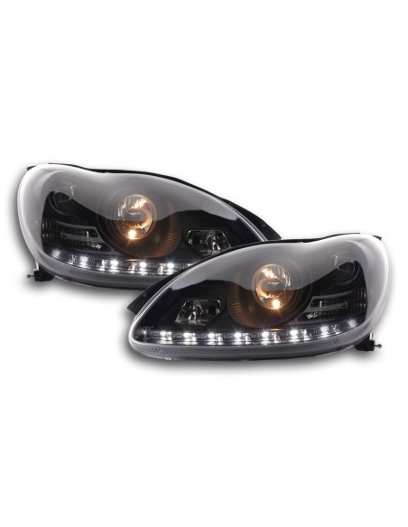 Daylight faro LED DRL look Mercedes Classe S W220 02-05 nero