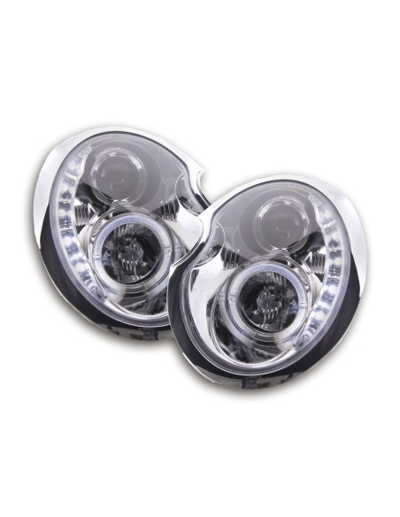 Faro Daylight LED DRL look Mini Cooper tipo R50 01-06 cromato