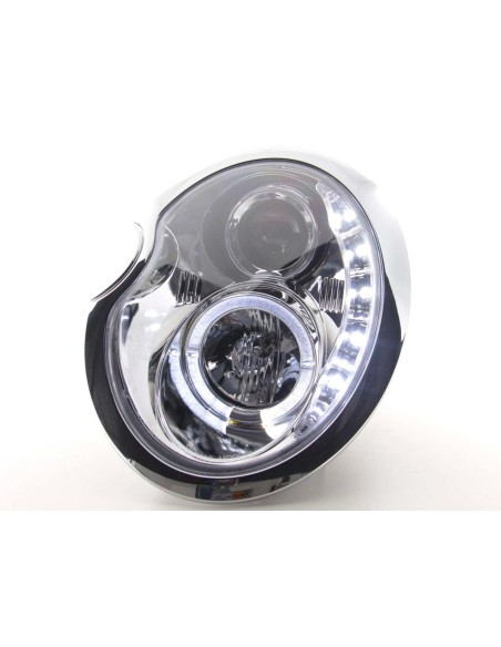 Faro Daylight LED DRL look Mini Cooper tipo R50 01-06 cromato
