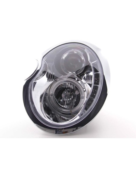 Faro Daylight LED DRL look Mini Cooper tipo R50 01-06 cromato