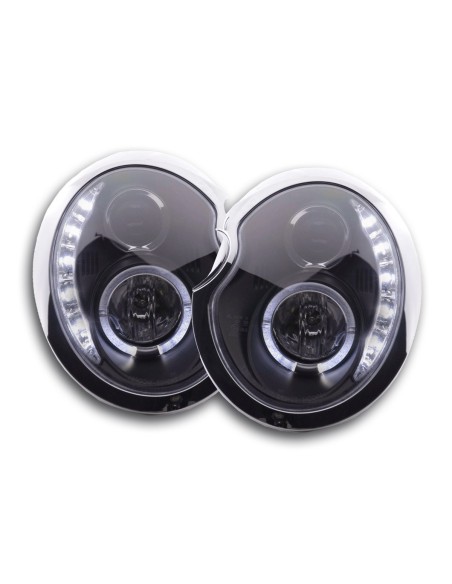 Daylight faro LED DRL look Mini Cooper tipo R50 01-06 nero