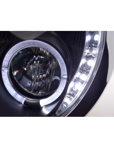 Daylight faro LED DRL look Mini Cooper tipo R50 01-06 nero