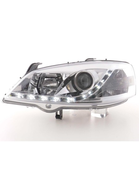 Faro Daylight LED DRL look Opel Astra G 98-03 cromato