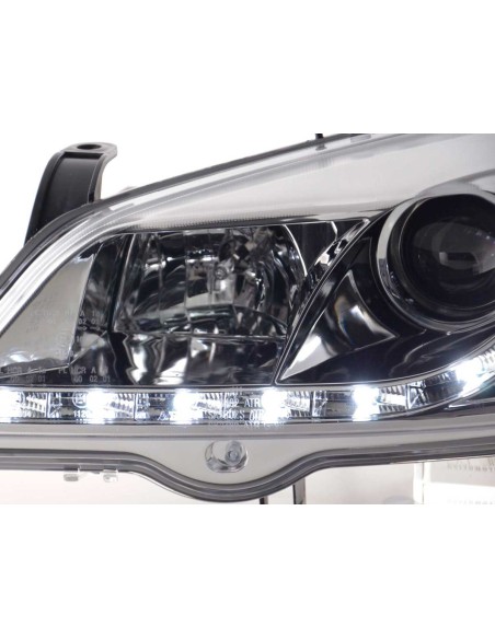 Faro Daylight Luci di marcia diurna a LED Opel Astra G 98-03 cromate