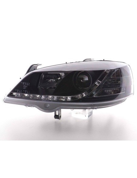 Faro diurno Luci di marcia diurna a LED Opel Astra G 98-03 nero