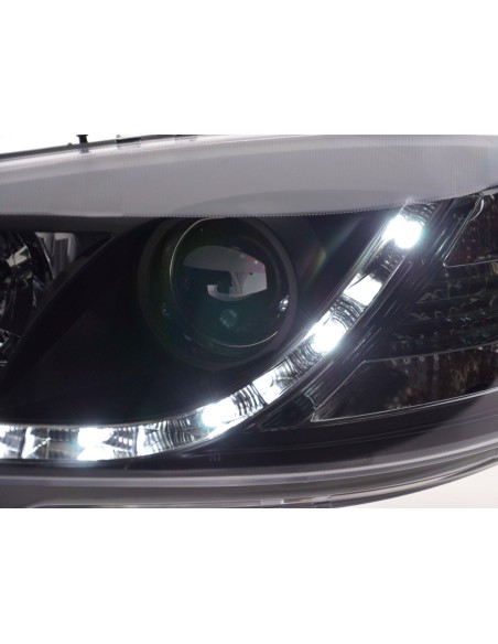 Faro diurno Luci di marcia diurna a LED Opel Astra G 98-03 nero