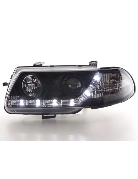 Daylight faro LED DRL look Opel Astra F 95-97 nero