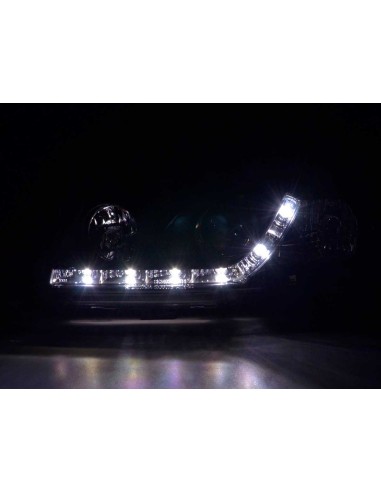 Daylight faro LED DRL look Opel Astra F 95-97 nero