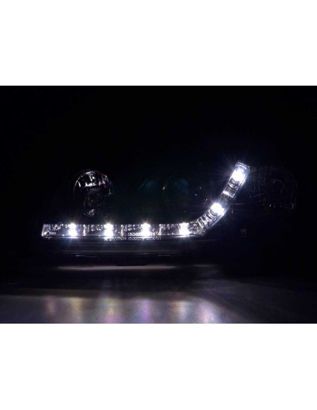 Daylight faro LED DRL look Opel Astra F 95-97 nero