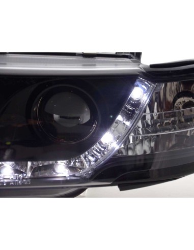 Daylight faro LED DRL look Opel Astra F 95-97 nero
