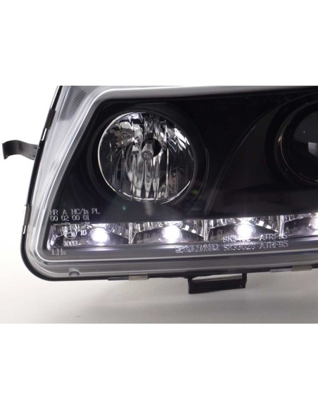 Daylight faro LED DRL look Opel Astra F 95-97 nero