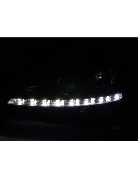 Daylight faro LED DRL look Opel Corsa C 01-06 nero