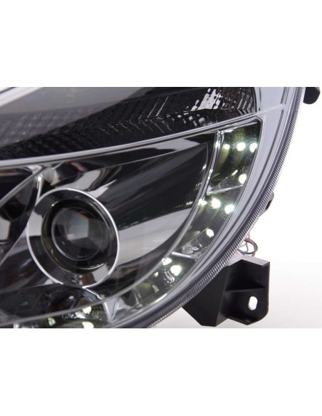 Faro Daylight LED DRL look Opel Corsa D 06- cromato