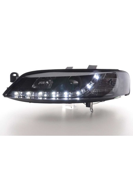 Daylight faro LED DRL look Opel Vectra B 96-99 nero