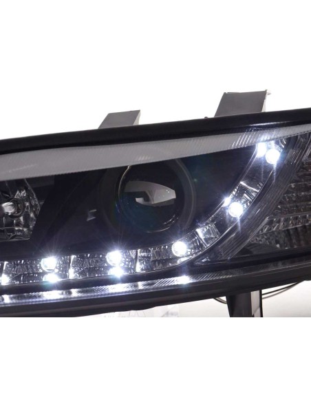 Daylight faro LED DRL look Opel Vectra B 96-99 nero
