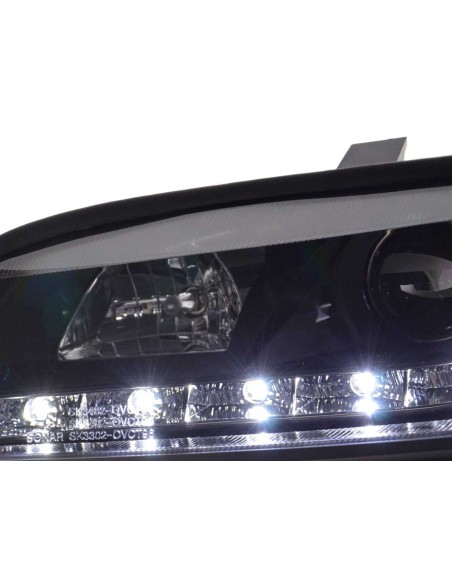 Daylight faro LED DRL look Opel Vectra B 96-99 nero