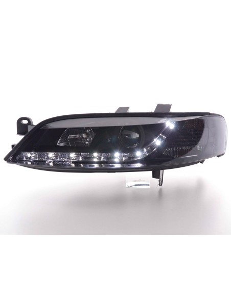 Daylight faro LED DRL look Opel Vectra B 99-02 nero