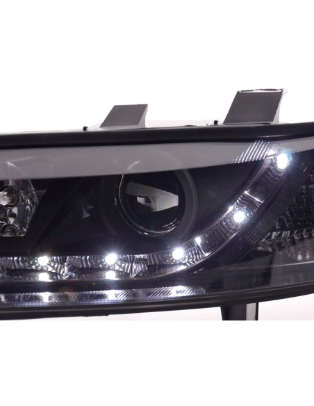Daylight faro LED DRL look Opel Vectra B 99-02 nero