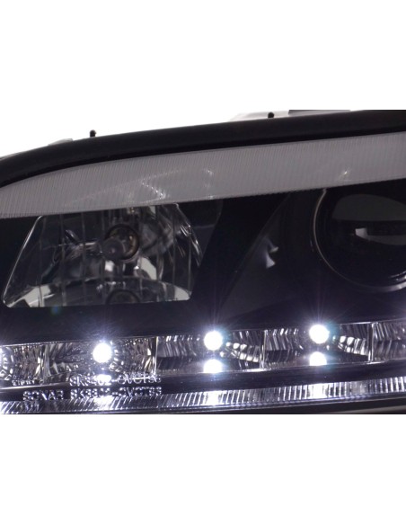 Daylight faro LED DRL look Opel Vectra B 99-02 nero