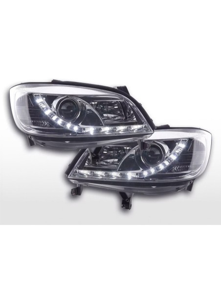Faro Daylight LED DRL look Opel Zafira A 99-04 cromato