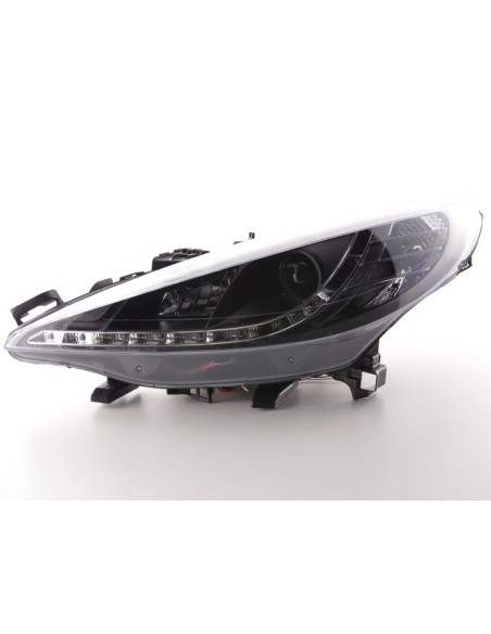 Faro Daylight LED DRL look Peugeot 207 06- nero