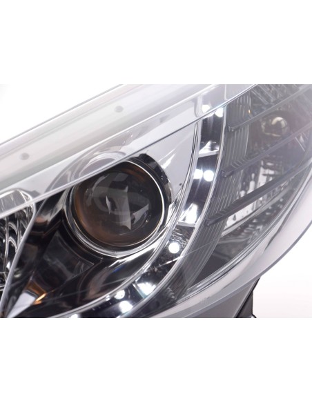Faro Daylight LED DRL look Peugeot 207 06- cromato