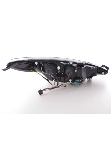 Faro Daylight LED DRL look Peugeot 207 06- nero