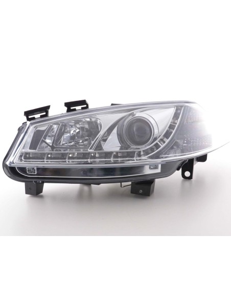 Daylight faro LED DRL look Renault Megane 2 3/5 porte. 03-02 / 06 cromato