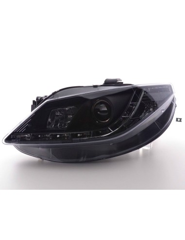 Faro Daylight LED DRL look Seat Ibiza tipo 6J 08- nero