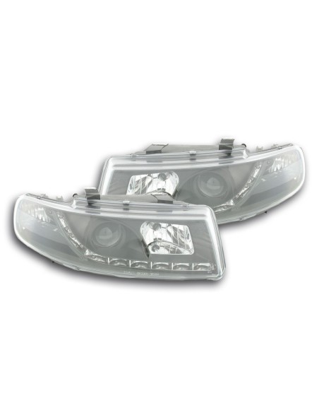 Faro Daylight LED DRL look Seat Leon tipo 1M 99-05 nero