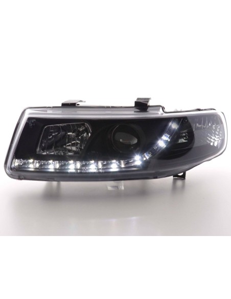 Faro Daylight LED DRL look Seat Leon tipo 1M 99-05 nero