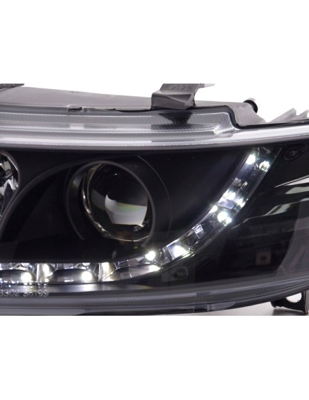 Faro Daylight LED DRL look Seat Leon tipo 1M 99-05 nero