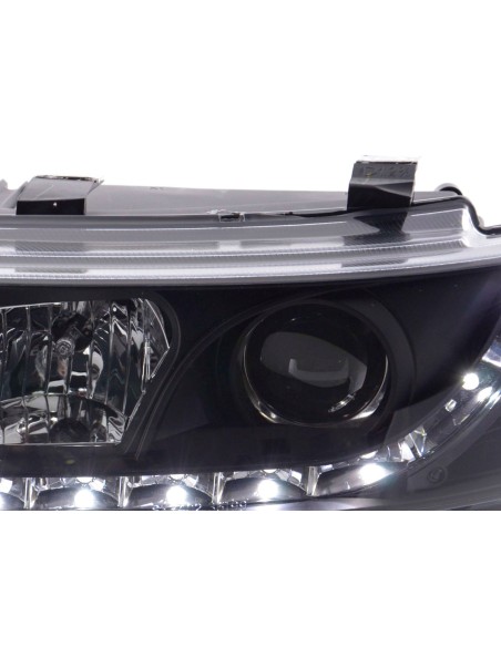 Faro Daylight LED DRL look Seat Leon tipo 1M 99-05 nero