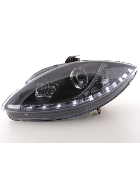 Faro Daylight LED DRL look Seat Leon tipo 1P / Altea / Toledo tipo 5P nero