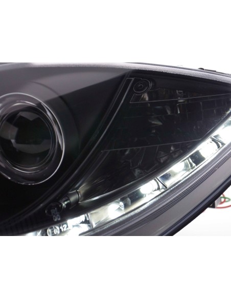 Fari Daylight Luci di marcia diurna a LED Seat Leon 1P / Altea 5P nero