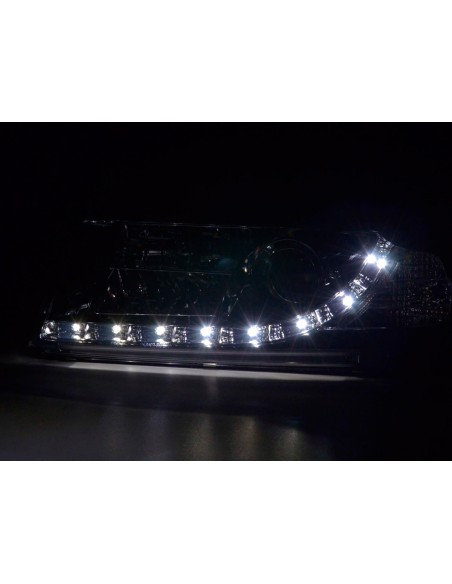 Daylight faro LED DRL look Skoda Octavia tipo 1U 01-04 cromato