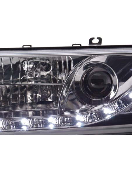 Daylight faro LED DRL look Skoda Octavia tipo 1U 01-04 cromato