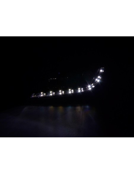 Daylight faro LED DRL look Skoda Octavia tipo 1Z 04-08 nero