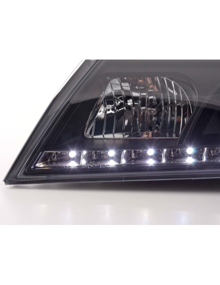 Daylight faro LED DRL look Skoda Octavia tipo 1Z 04-08 nero