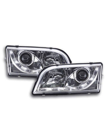 Faro Daylight LED DRL look Volvo S40 / V40 tipo V 96-04 cromato