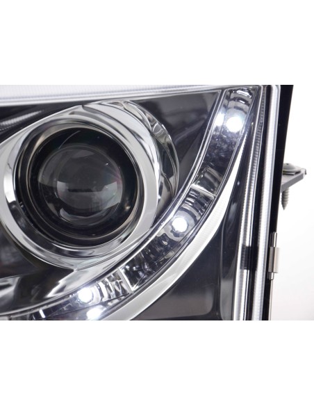 Faro Daylight LED DRL look Volvo S40 / V40 tipo V 96-04 cromato