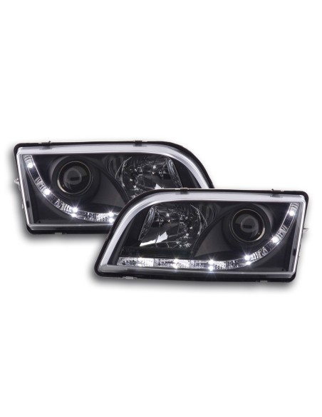 Faro Daylight LED DRL look Volvo S40 / V40 tipo V 96-04 nero