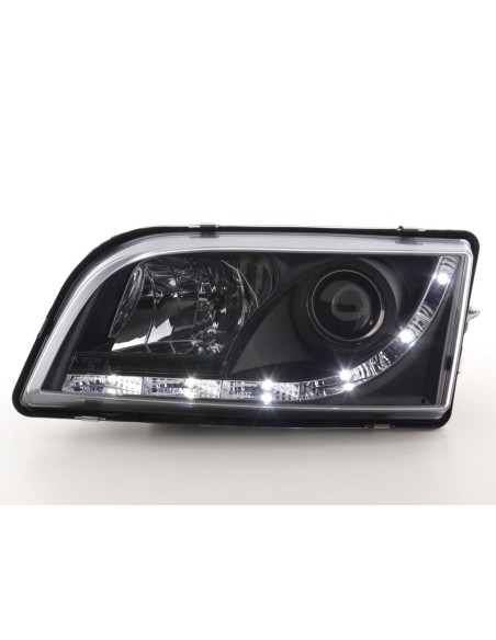 Faro Daylight LED DRL look Volvo S40 / V40 tipo V 96-04 nero