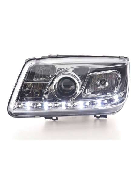 Faro Daylight LED DRL look VW Bora tipo 1J 99-04 cromato