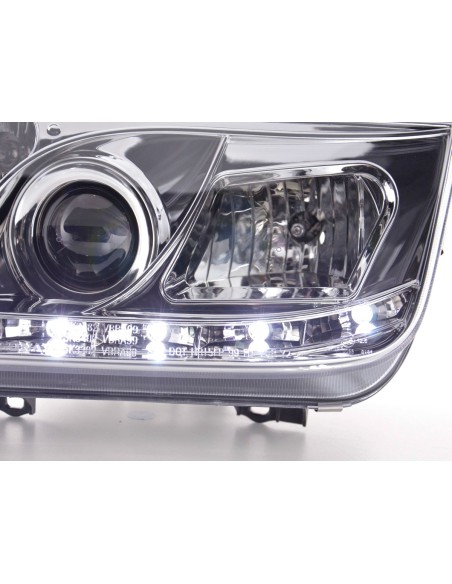 Faro Daylight LED DRL look VW Bora tipo 1J 99-04 cromato