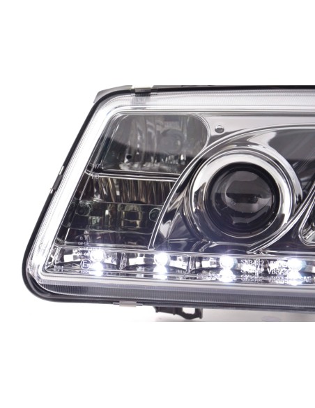 Faro Daylight LED DRL look VW Bora tipo 1J 99-04 cromato